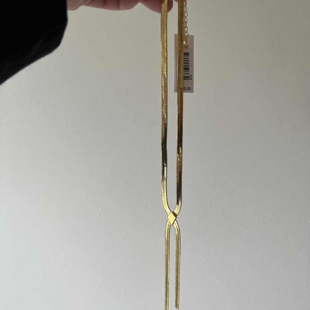 Gold Bolo Necklace